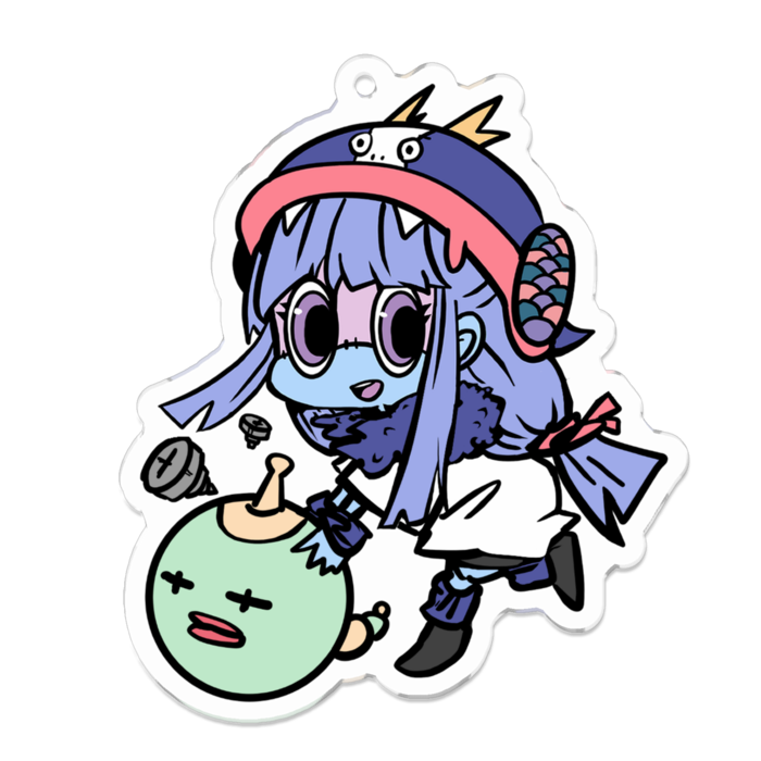 アクリルキーホルダー(コーティング) - 70 x 70 (mm)