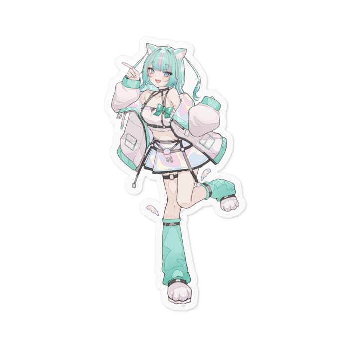 ステッカー - 100 x 100 (mm)