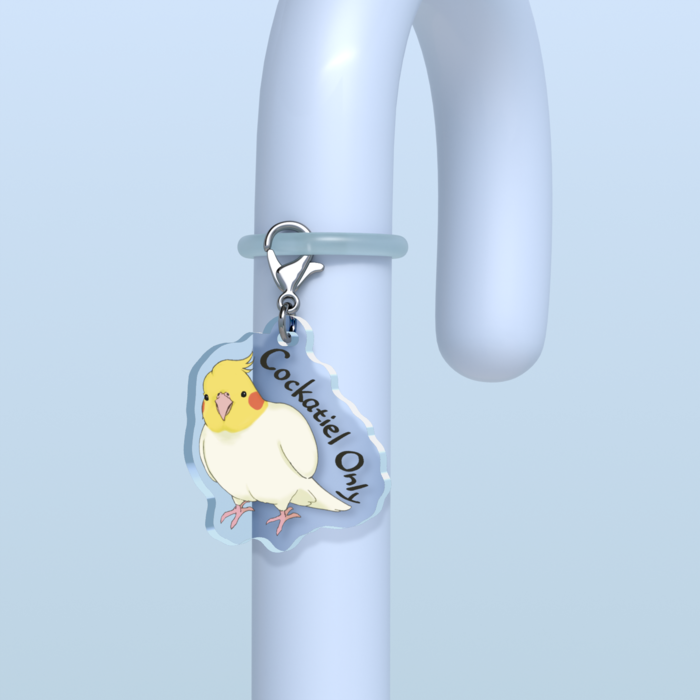 めじるしチャーム（English） - 30 × 30mm_クリア