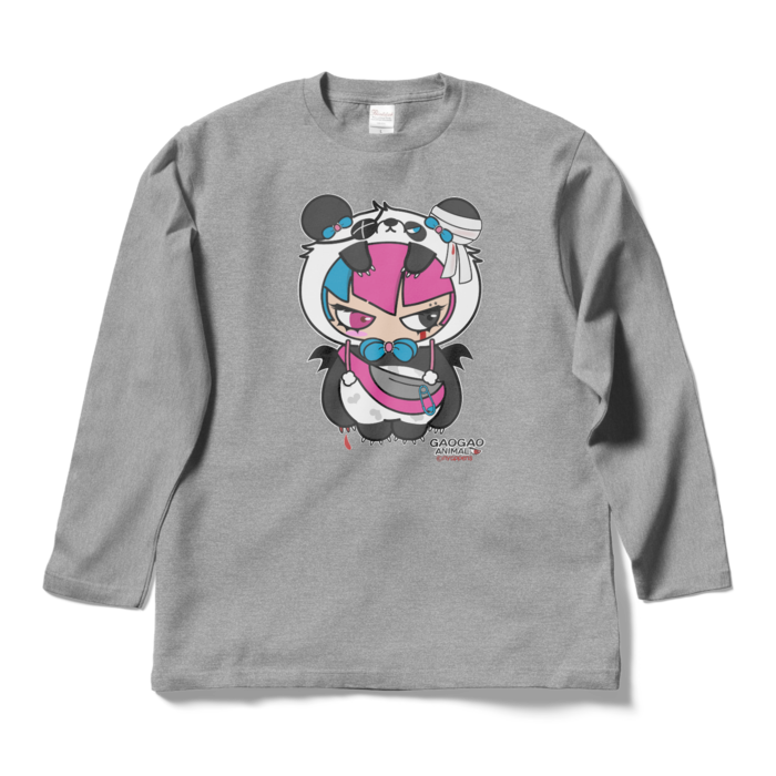 ロングスリーブTシャツ - L - 杢グレー