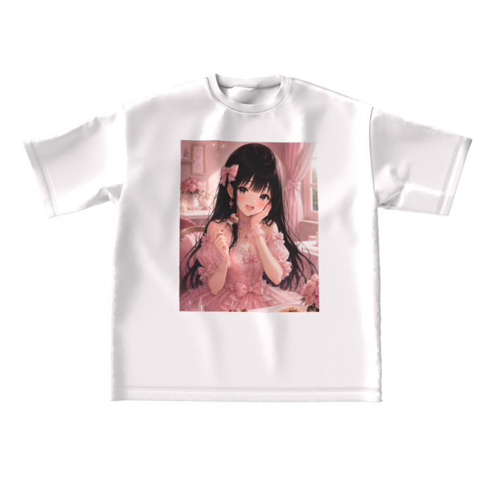 ビッグシルエットTシャツ - L - 両面