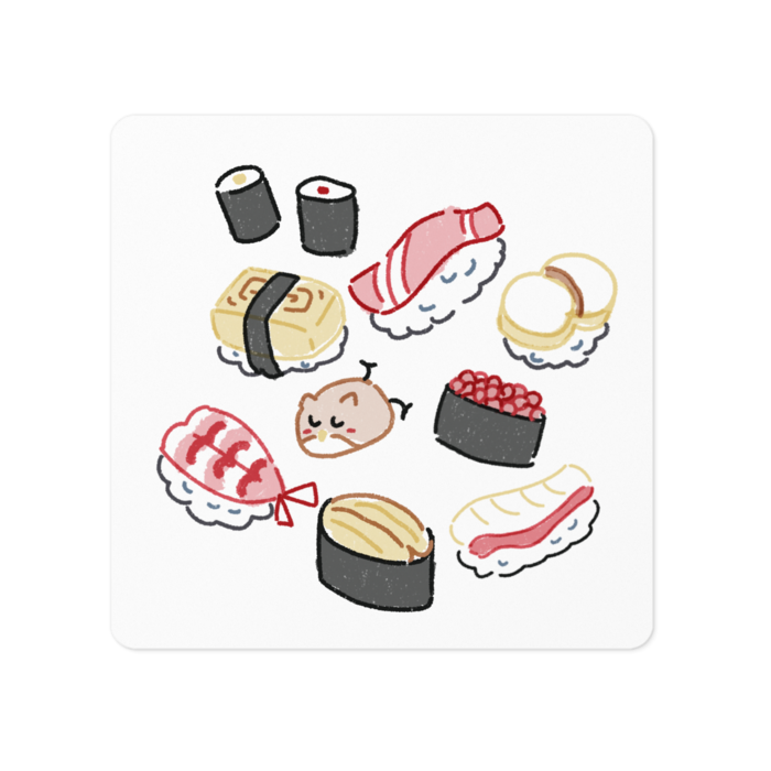 ステッカー - 100 x 100 (mm)