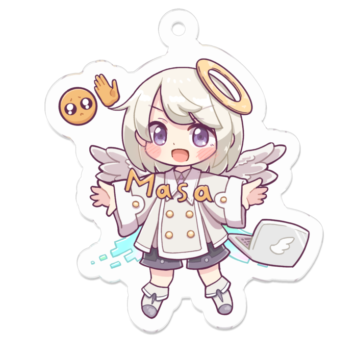 アクリルキーホルダー - 50 x 50 (mm)