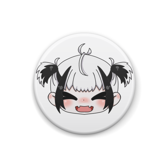 にっこり缶バッジ - 25mm