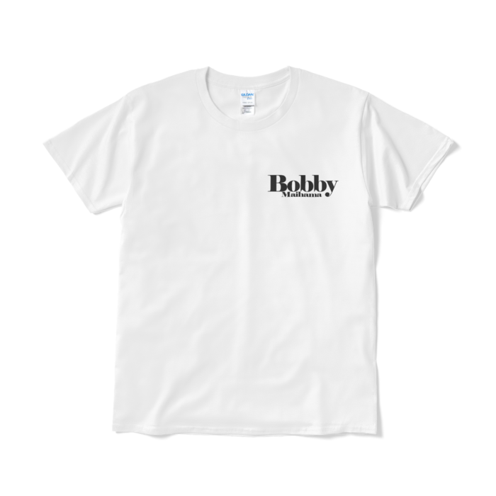 BobbyのTシャツ（ワンポイントロゴ・ブラック） - L