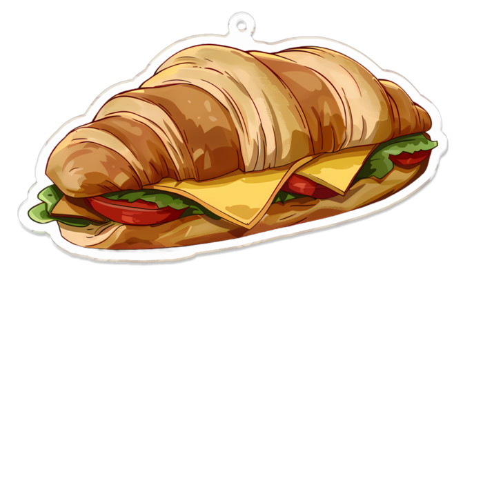 アクリルキーホルダー - 100 x 100 (mm)