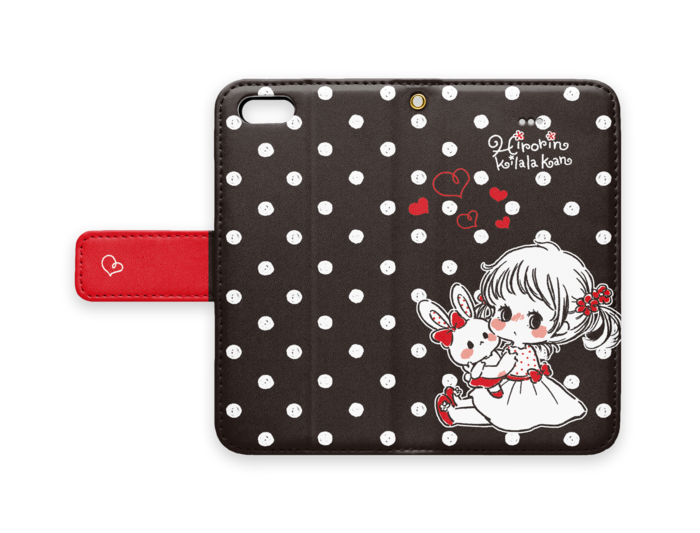手帳型iPhoneケース - iPhone 5 / 5s / SE - ストラップ穴 あり