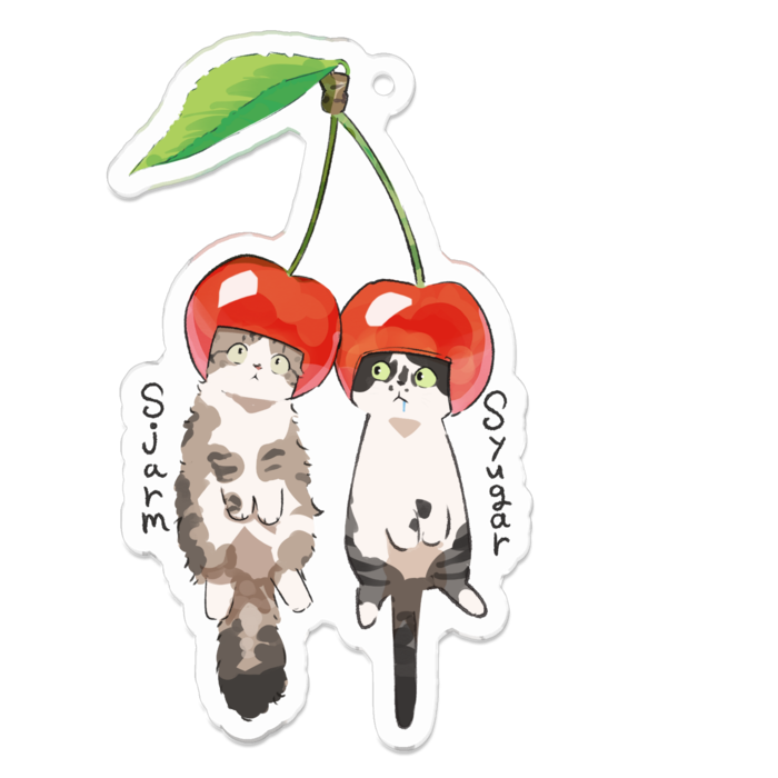 アクリルキーホルダー - 70 x 70 (mm)