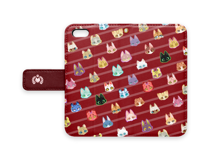 ワインレッド - iPhone 5 / SE - ストラップ穴 あり