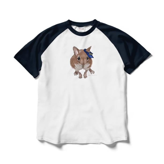 ラグランTシャツ - L - ホワイト×ネイビー