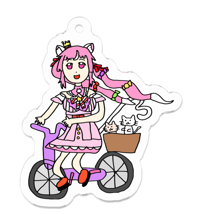 アクリルキーホルダー - 50 x 50 (mm)