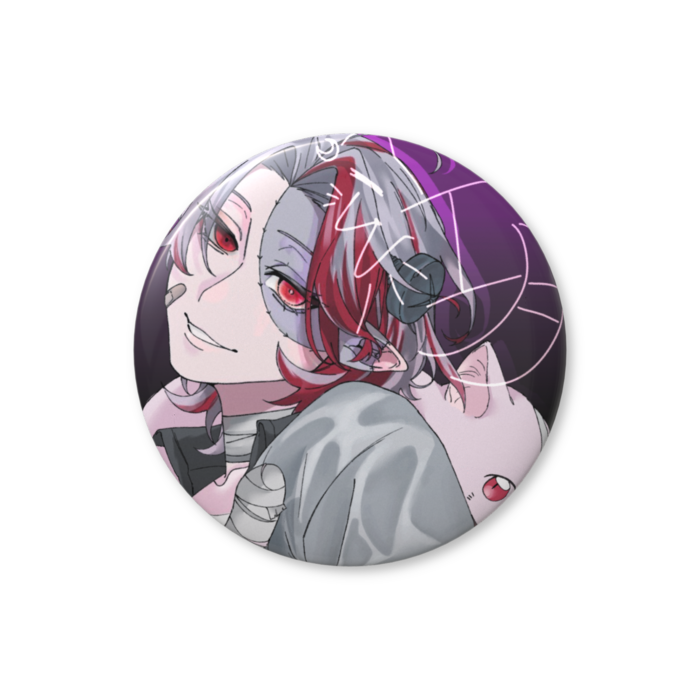 サイン印字缶バッジ（Halloween visual）