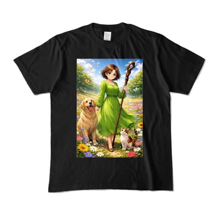 カラーTシャツ - M - ブラック (濃色)