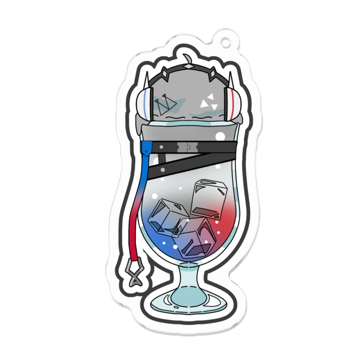 アクリルキーホルダー - 70 x 70 (mm)