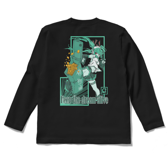 ロングスリーブTシャツ - S - ブラック