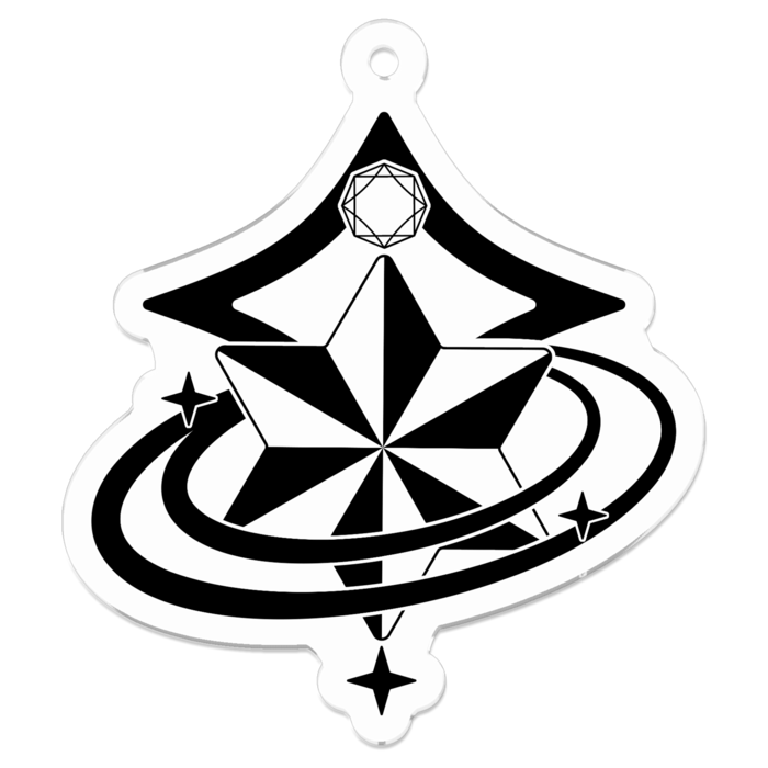 アクリルキーホルダー - 50 x 50 (mm)