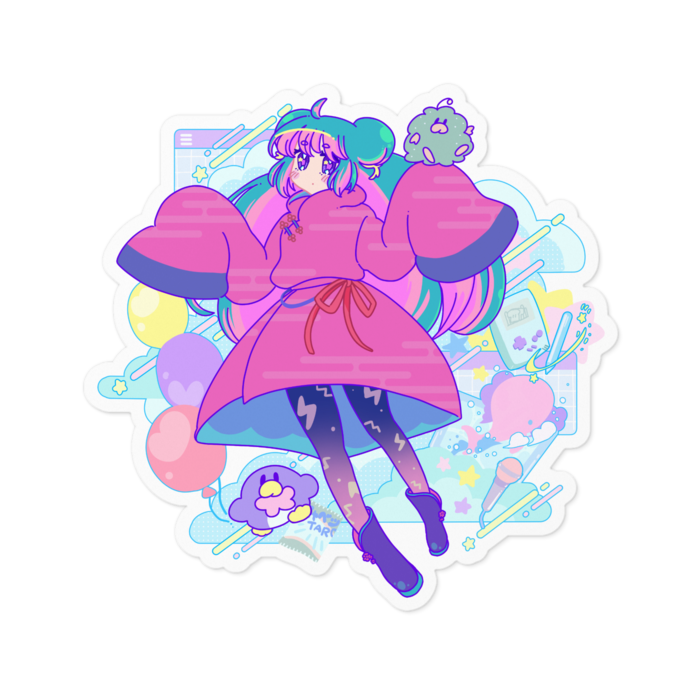 ステッカー - 100 x 100 (mm)