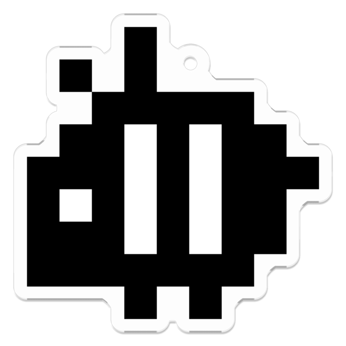 アクリルキーホルダー - 50 x 50 (mm)