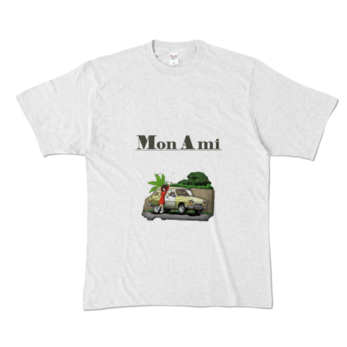 カラーTシャツ - XL - アッシュ (淡色)