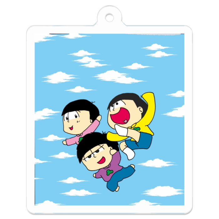 アクリルキーホルダー - 50 x 50 (mm)