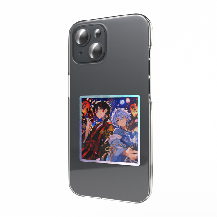 オーロラスマホステッカー - W55 × H91mm 以内