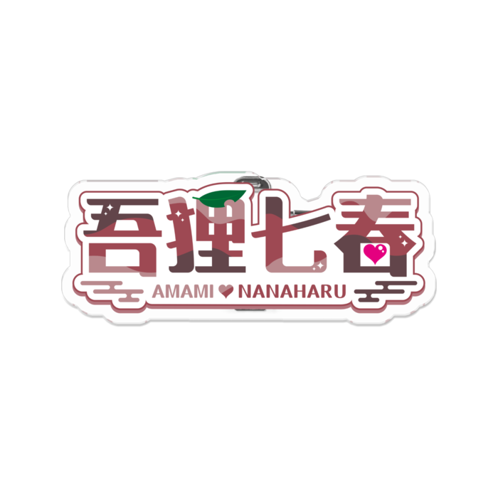 アクリルバッジ - 70 x 70 (mm)