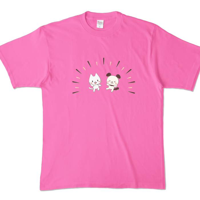 カラーTシャツ　ピンク　XL