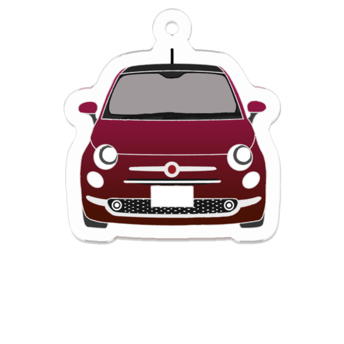 アクリルキーホルダー（コーティング） - 50 x 50 (mm)