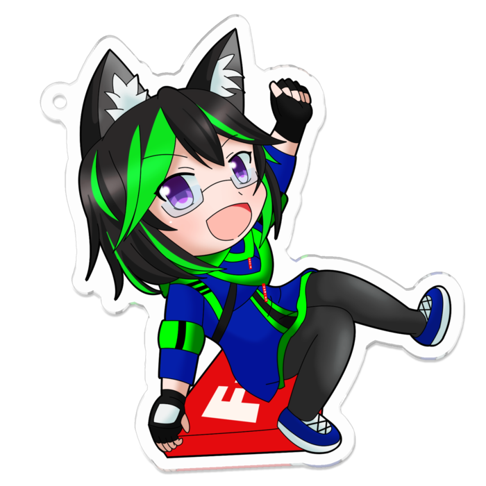 アクリルキーホルダー - 70 x 70 (mm)