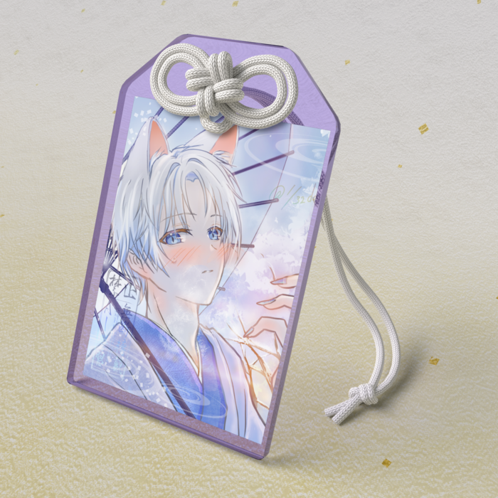 アクリルお守り - 50 × 80mm