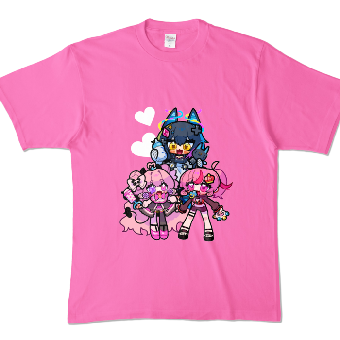 カラーTシャツ - XL - ピンク (濃色)