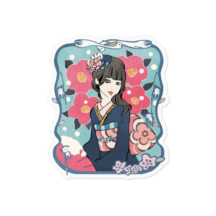 ステッカー ホワイト