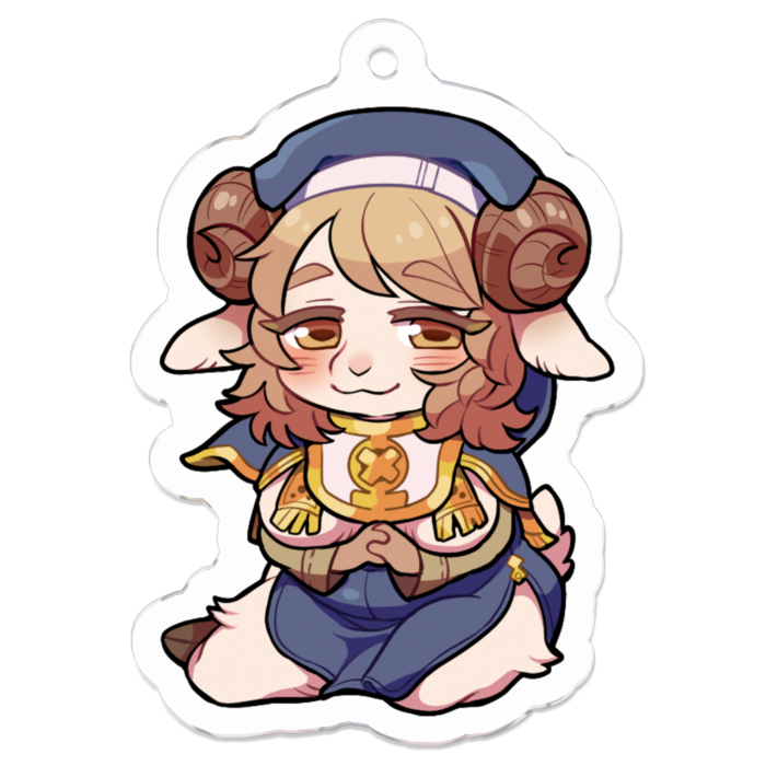 アクリルキーホルダー - 50 x 50 (mm)