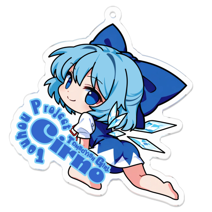 アクリルキーホルダー - 70 x 70 (mm)