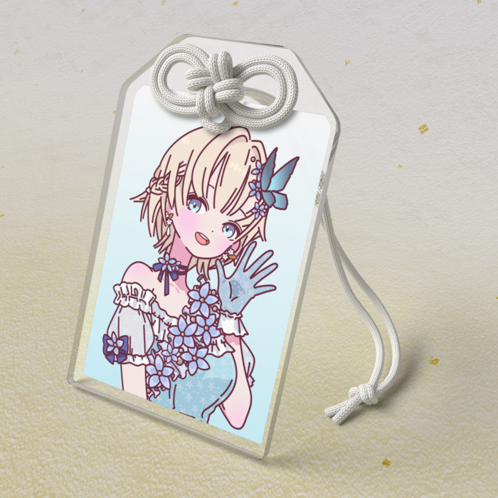 アクリルお守り - 50 × 80mm