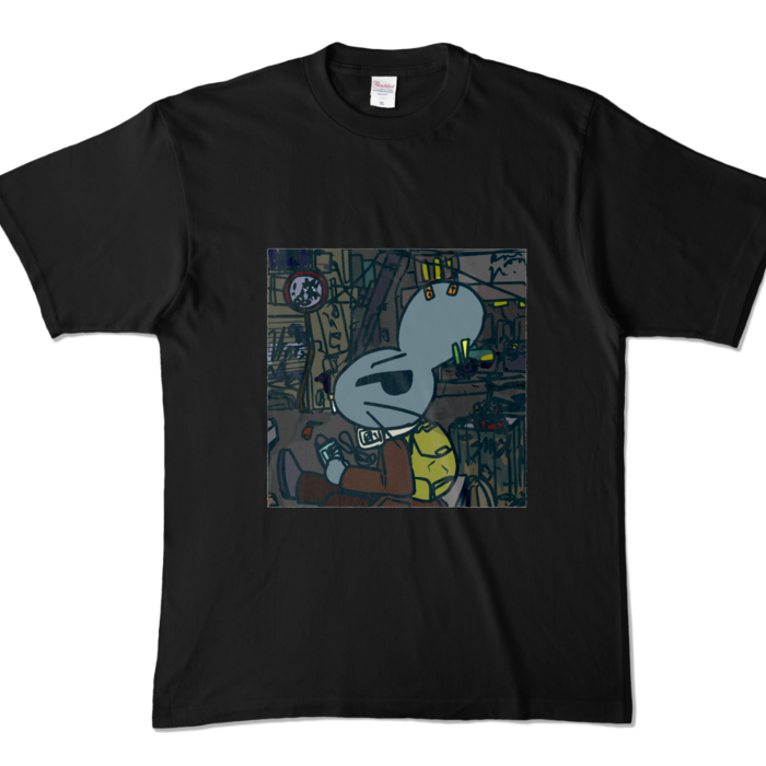 カラーTシャツ - XL - ブラック (濃色)