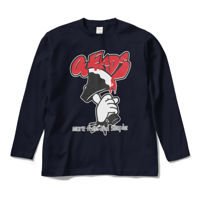 ロングスリーブTシャツ - M - ネイビー