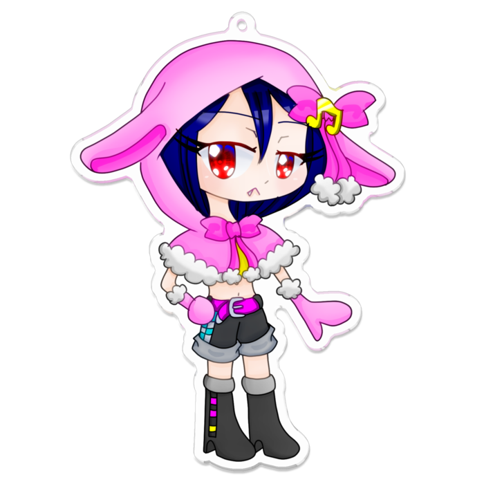 アクリルキーホルダー - 100 x 100 (mm)