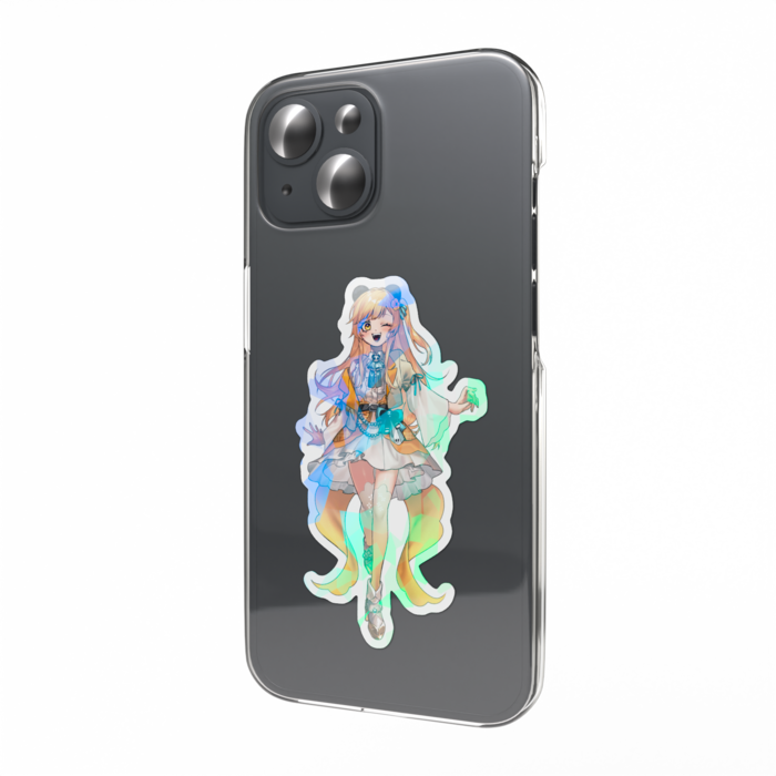 ホログラムスマホステッカー - 縦