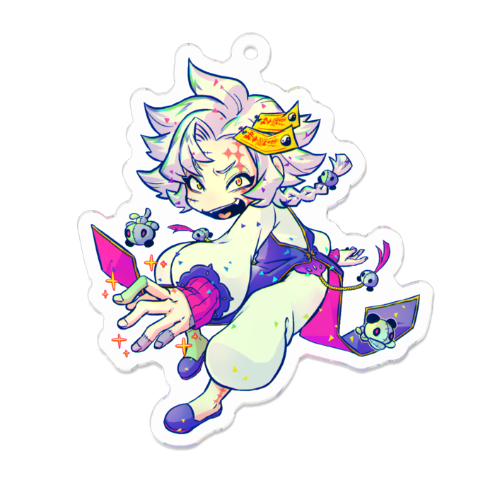 アクリルキーホルダー - 70 x 70 (mm)