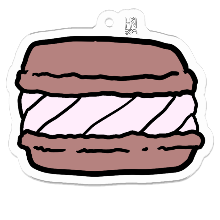 アクリルキーホルダー（コーティング） - 50 x 50 (mm)