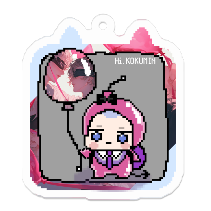 アクリルキーホルダー - 50 x 50 (mm)
