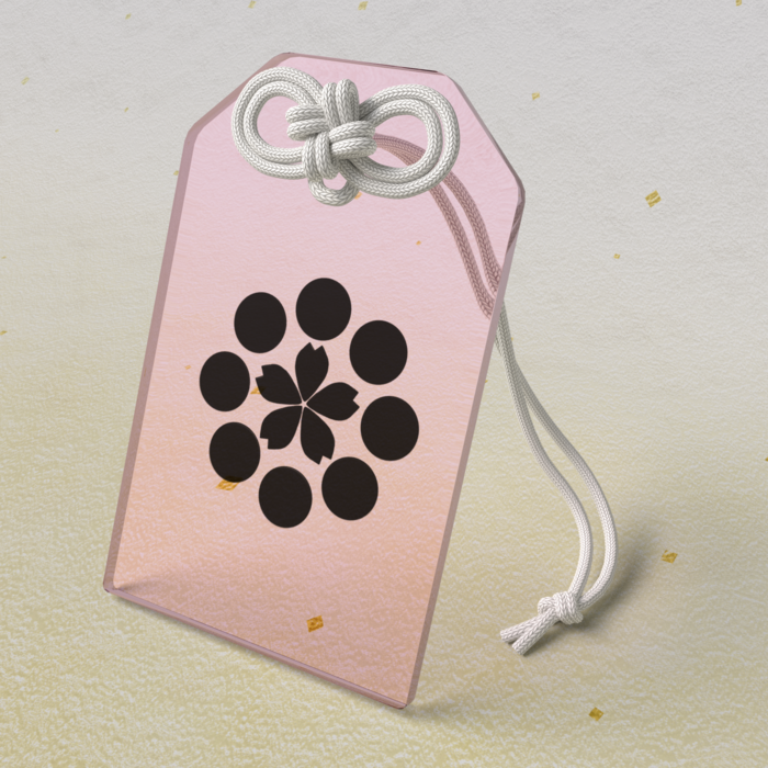 アクリルお守り - 50 × 80mm