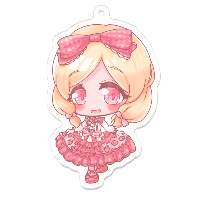 アクリルキーホルダー - 70 x 70 (mm)