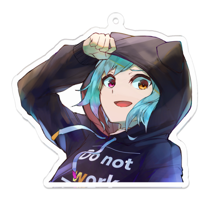 アクリルキーホルダー（コーティング） - 70 x 70 (mm)