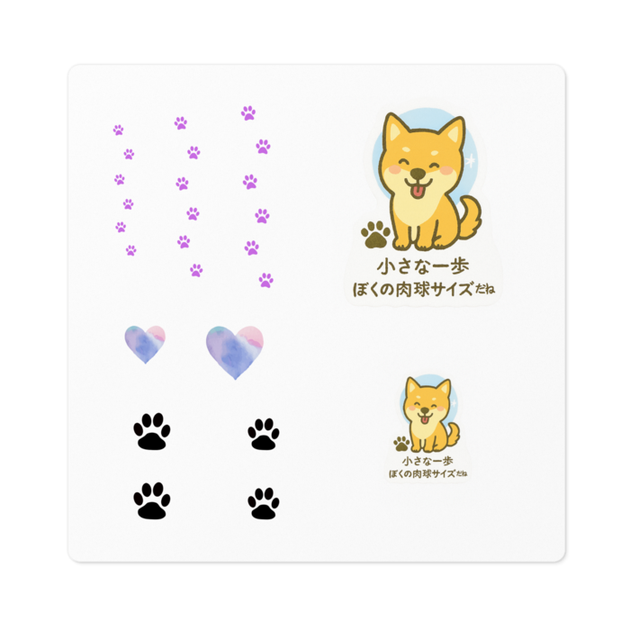 ステッカー - 100 x 100 (mm)