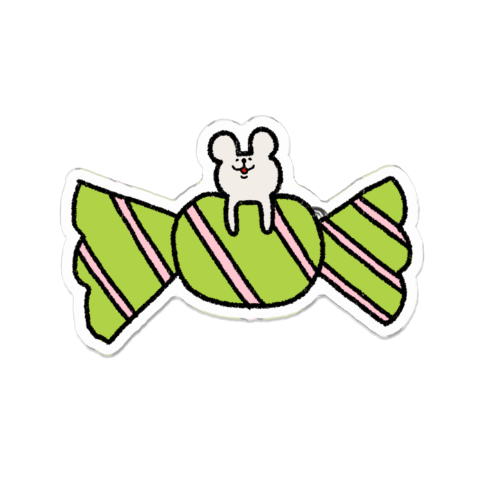 アクリルバッジ - 70 x 70 (mm)