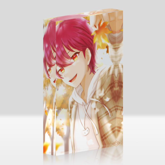 アクリルブロック - 紅葉