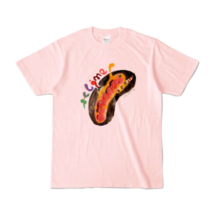 カラーTシャツ - S - ライトピンク (淡色)