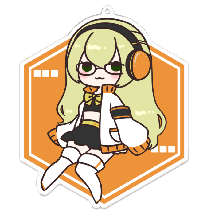 アクリルキーホルダー - 100 x 100 (mm)